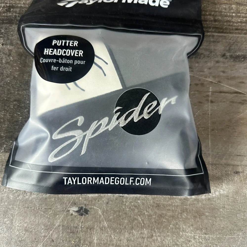 NEW TaylorMade Spider Tour Multi Color Mallet Putter Headcover Gray White 2023
